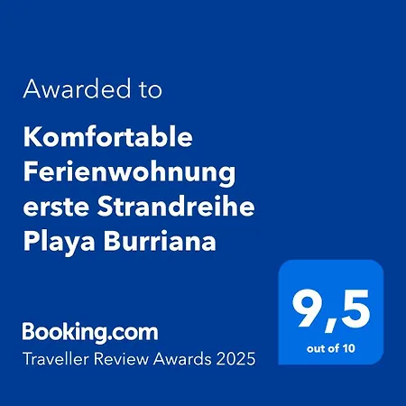 شقة Komfortable Erste Strandreihe Playa Burriana نيرخا